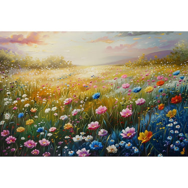 Landscape Flower Oil Canvas